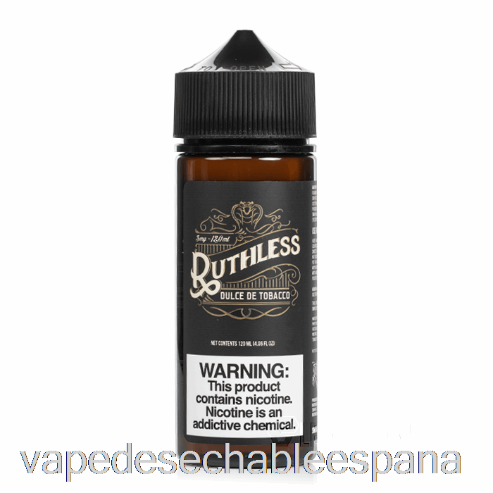 Vape Desechable España Dulce De Tabaco - Vapores Despiadados - 120ml 0mg